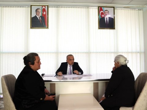 Zaur Mikayılov Göygöldə vətəndaşları qəbul edib - FOTO