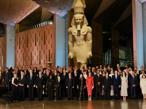 Sahibə Qafarova Böyük Misir Muzeyinin açılışında - FOTO