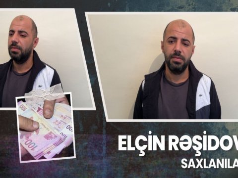 Oğurladığı pulla xaricə istirahətə gedən şəxs tutuldu