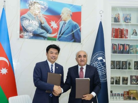 UNEC və Pekin Xarici Dillər Universiteti əməkdaşlığa başlayır - FOTOLAR