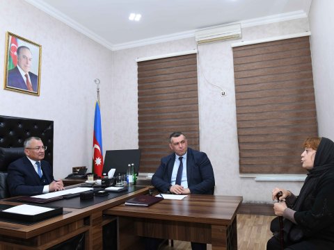 "Qaçqınkom" sədri vətəndaş qəbulu keçirib - FOTO