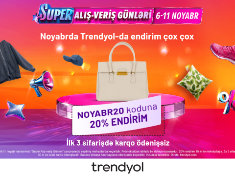 Trendyolda böyük endirim kampaniyası başlayır