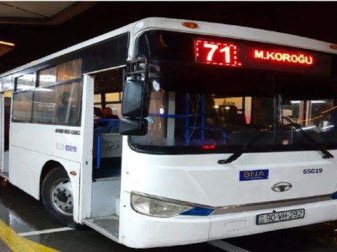71 nömrəli marşrutun avtobusları YENİLƏNDİ