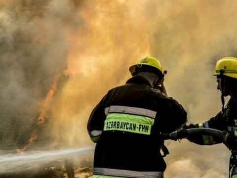 İmişlidə yanğın - 2 nəfər zəhərləndi