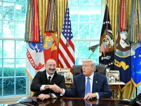 Trampla İlham Əliyev arasında maraqlı dialoq: “...niyə dayandınız?”