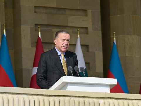 Axan hər damla qan ortaq tariximizə qızıl hərflərlə yazılmışdır - Ərdoğan 