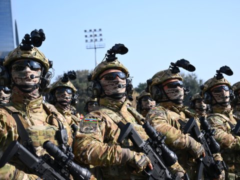 Bakıdakı paraddan möhtəşəm görüntülər - FOTOLAR