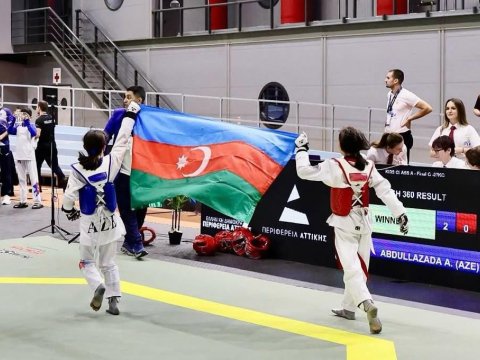 Taekvondoçularımız Afinanı silkələdilər