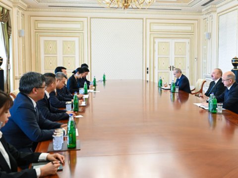 İlham Əliyev qəbul keçirdi