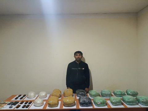 PUA ilə İrandan Azərbaycana narkotikin keçirmək istədi