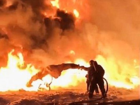 Qazaxıstanda faciə - 9-u uşaq olmaqla 12 nəfər yanaraq öldü