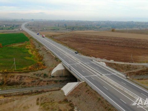 Bakı-Ələt-Qazax-Gürcüstan avtomobil yolu genişləndirildi