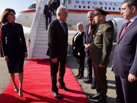 Ermənistan Prezidenti Gürcüstana getdi