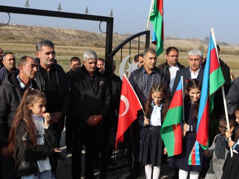 Daha bir kəndə içməli su verildi - FOTO