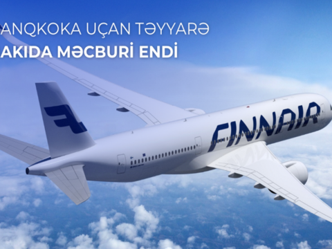 Təyyarə təcili Bakıya endi