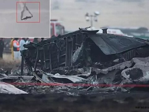 Türkiyə təyyarəsi cəmi 5 saniyəyə parça-parça olub