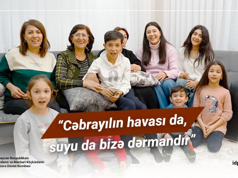 "Cəbrayılın havası da, suyu da bizə dərmandır" - VİDEO