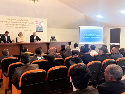 Xocalının və Cəbrayılın sakinləri mina təhlükəsi ilə bağlı maarifləndirildi - FOTO