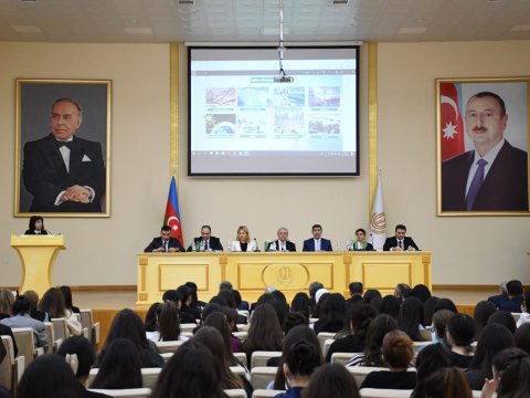 Gəncə Dövlət Universitetin elmi-praktiki konfrans keçirilib - FOTO
