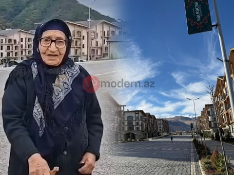 "Ömrün ustadları": Kəlbəcərin ən yaşlı sakini - 18 nəticəsi, 3 kötükcəsi olan Xeyrənsə nənə