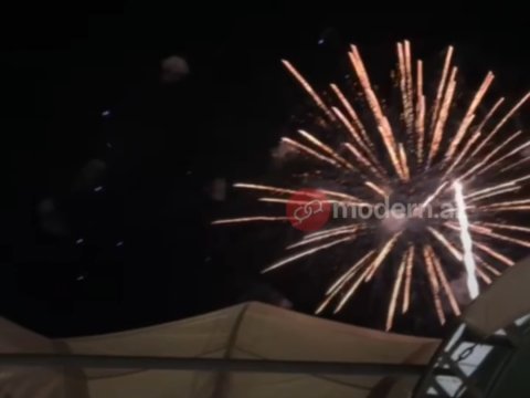 Kəlbəcərdə atəşfəşanlıq - VİDEO