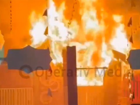 “Soyuq əllər, isti ürək”də yanğın çıxdı - GÖRÜNTÜLƏR