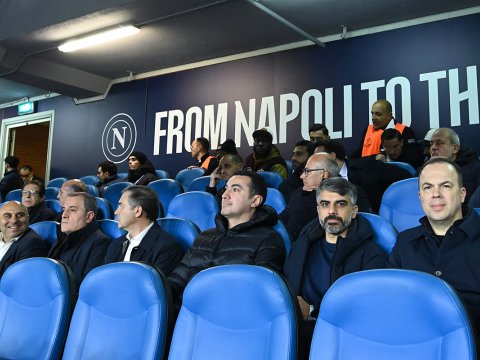 Nazir "Qarabağ"-"Napoli" oyununu stadiondan izlədi - FOTOLAR