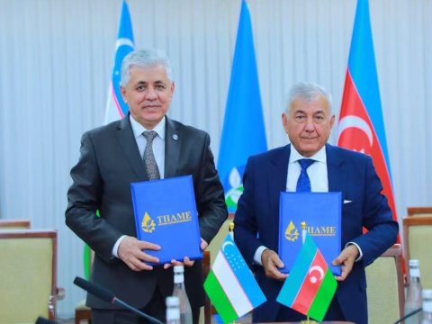 Daşkənddə BMU ilə TIIAME arasında memorandum imzalanıb - FOTO