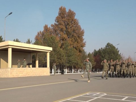 Ehtiyatda olan hərbçilər təlimə çağrıldı - VİDEO