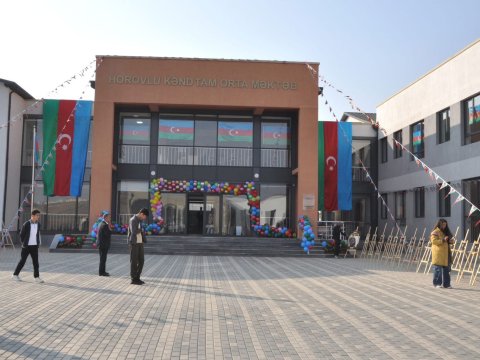 Cəbrayılda yeni məktəb - FOTOLAR