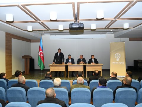 “Azərişıq” ASC-nin nümayəndələri Biləsuvarda fermer və sahibkarlarla görüşdü