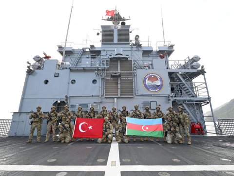 Azərbaycan-Türkiyə-ABŞ birgə hərbi təlimi - GÖRÜNTÜ