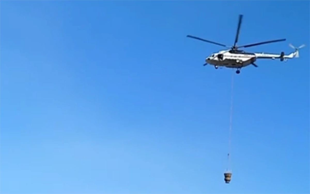 Kəlbəcər və Laçında yanğın - Helikopterlər cəlb edildi