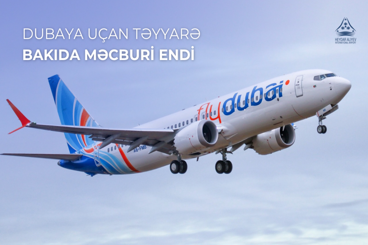 Təyyarə təcili Bakıya endi