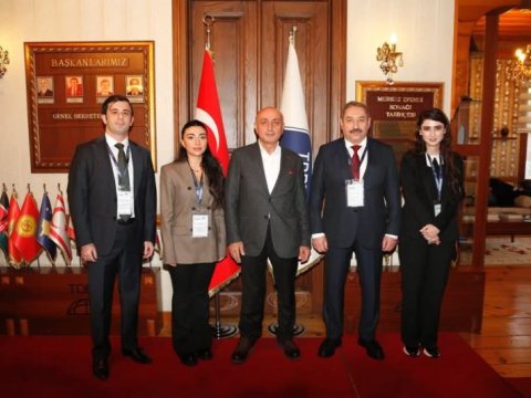 Azərbaycan Türk Dünyası Bələdiyyələr Birliyinin toplantısında - FOTOLAR