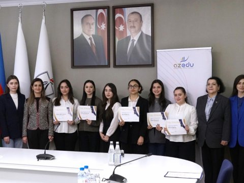 BANM-in "Brend tələbə"ləri mükafatlandırılıb - FOTOLAR&nbsp;
