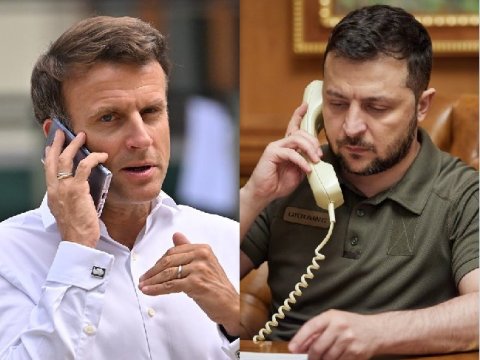 Makron Zelenski ilə telefonla DANIŞDI
