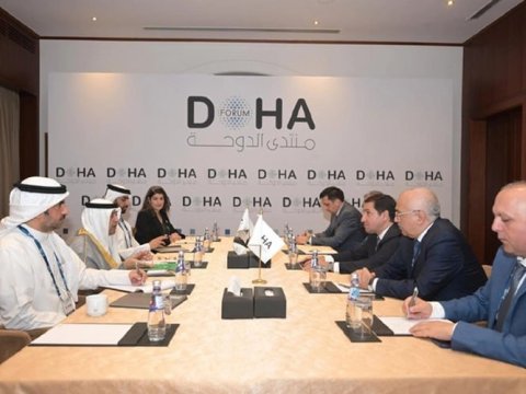 Hikmət Hacıyev Körfəz Əməkdaşlıq Şurasının baş katibi ilə görüşdü