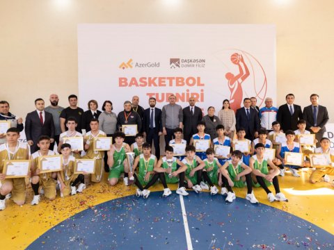 Daşkəsən&nbsp;məktəbliləri&nbsp;basketbol turnirində