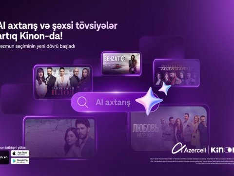 Azercell Kinon tətbiqini süni intellektlə gücləndirib