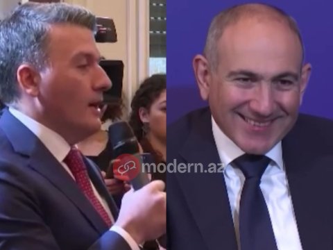 Azərbaycan səfiri Paşinyanı ermənicə salamladı - GÖRÜNTÜ