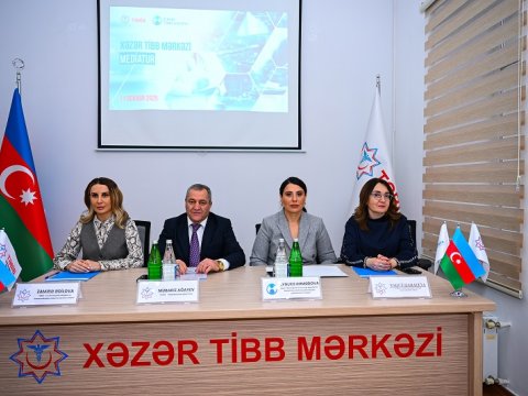 Jurnalistlər Xəzər Tibb Mərkəzi ilə tanış olublar - FOTOLAR