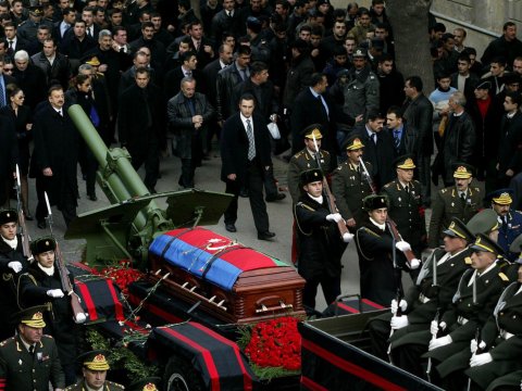 Heydər Əliyevin dəfninə gələn dünya liderləri - FOTO