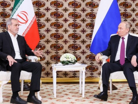 Putin and Pezeshkian the railway that will pass through Azerbaijan&nbsp;discussed