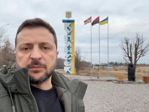 Zelensky in Kupyansk, where fierce battles are taking place&nbsp;- PHOTO