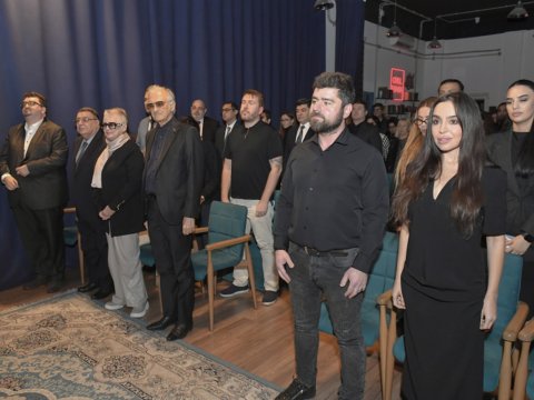 Leyla Əliyeva Ulu Öndərin xatirə gecəsində - FOTOLAR