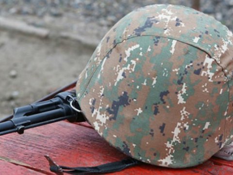 Erməni əsgər öldü