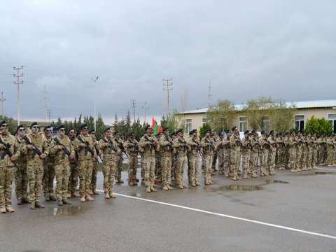 Xüsusi Təyinatlıların buraxılış mərasimi keçirilib - FOTO