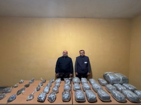 İrandan Azərbaycana 31 kq narkotik keçirilməsinin qarşısı alındı