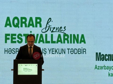 Aqrar festivallarda 1 ildə 8 milyon manatdan artıq satış olub